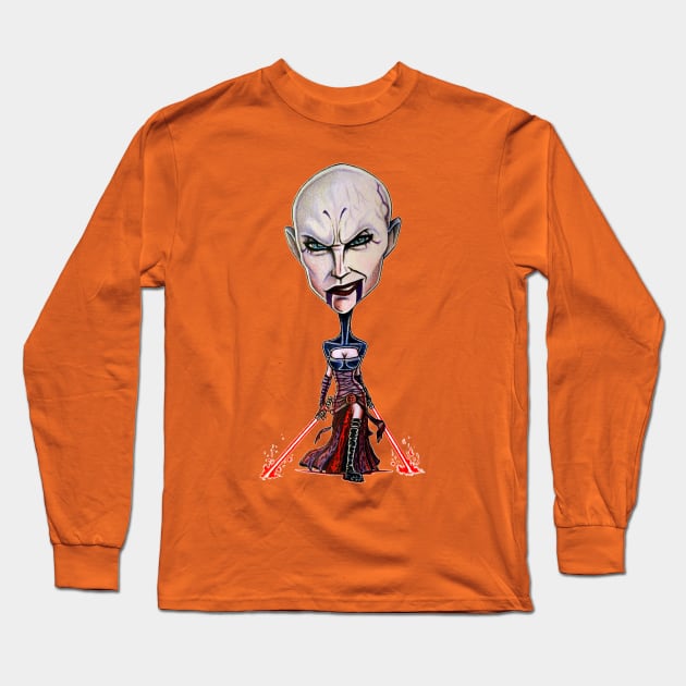 Chibi Ventress Long Sleeve T-Shirt by tabslabred